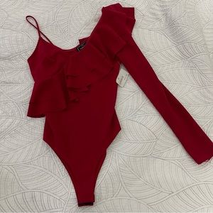 Red bodysuit size small